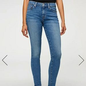 7 for all Mankind seven skinny jeans blue 29